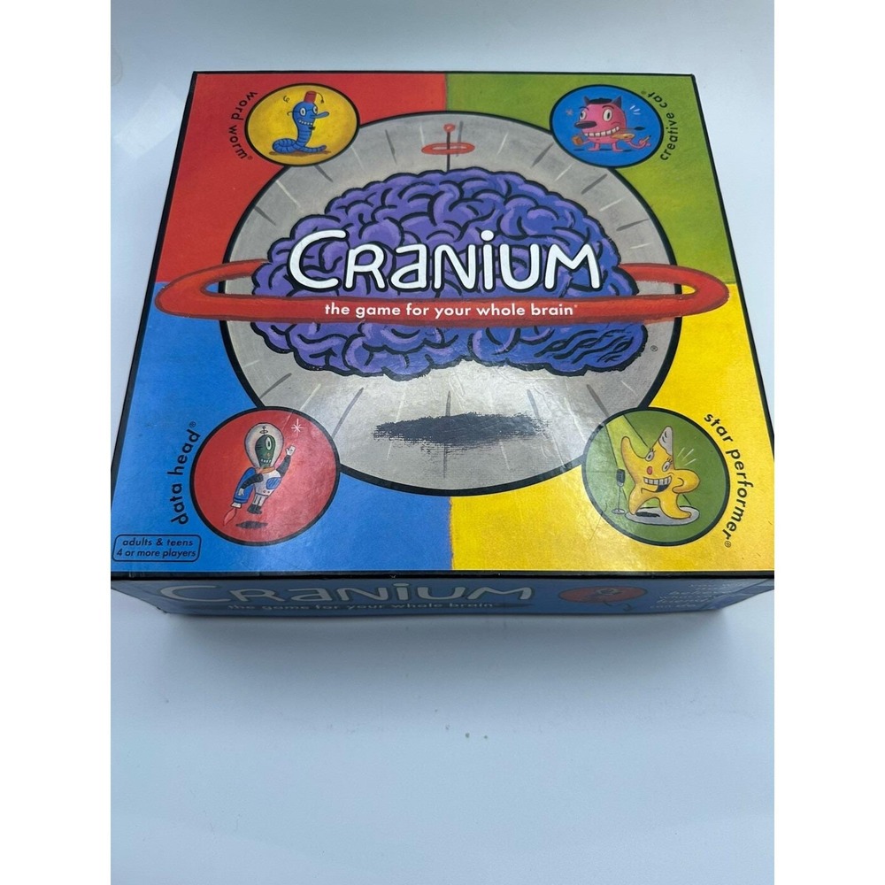 Cranium The‎ Game 4 Your Whole Brain 1998 Outrageous Game Board -